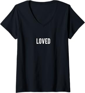 Womens Loved V-Neck T-Shirt