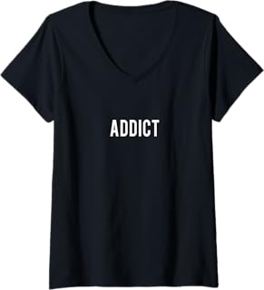 Womens Addict V-Neck T-Shirt