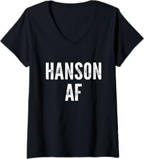 Womens Hanson AF V-Neck T-Shirt