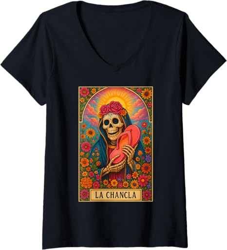 Chancla Survivor, Sugar Skull Mexican Bingo Card