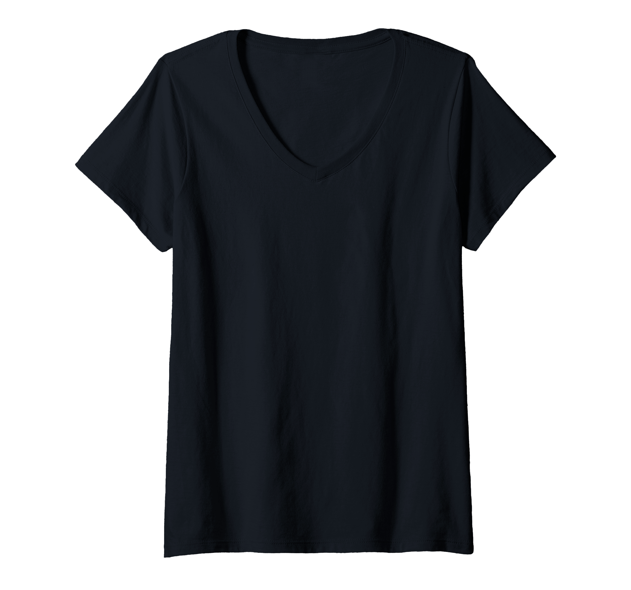 Womens Black Girl Walking - Afro Style - Sneaker Fashion V-Neck T-Shirt