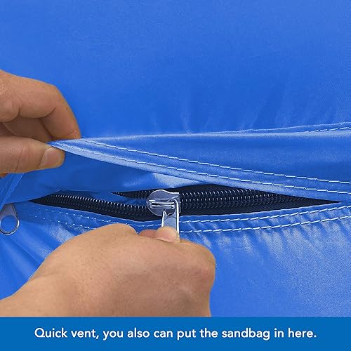 Miniatura 7 de Sewinfla Arco inflable de 20 pies con línea de acabado de inicio, banderines de arco de carreras y soplador inflable al aire libre para publicidad,