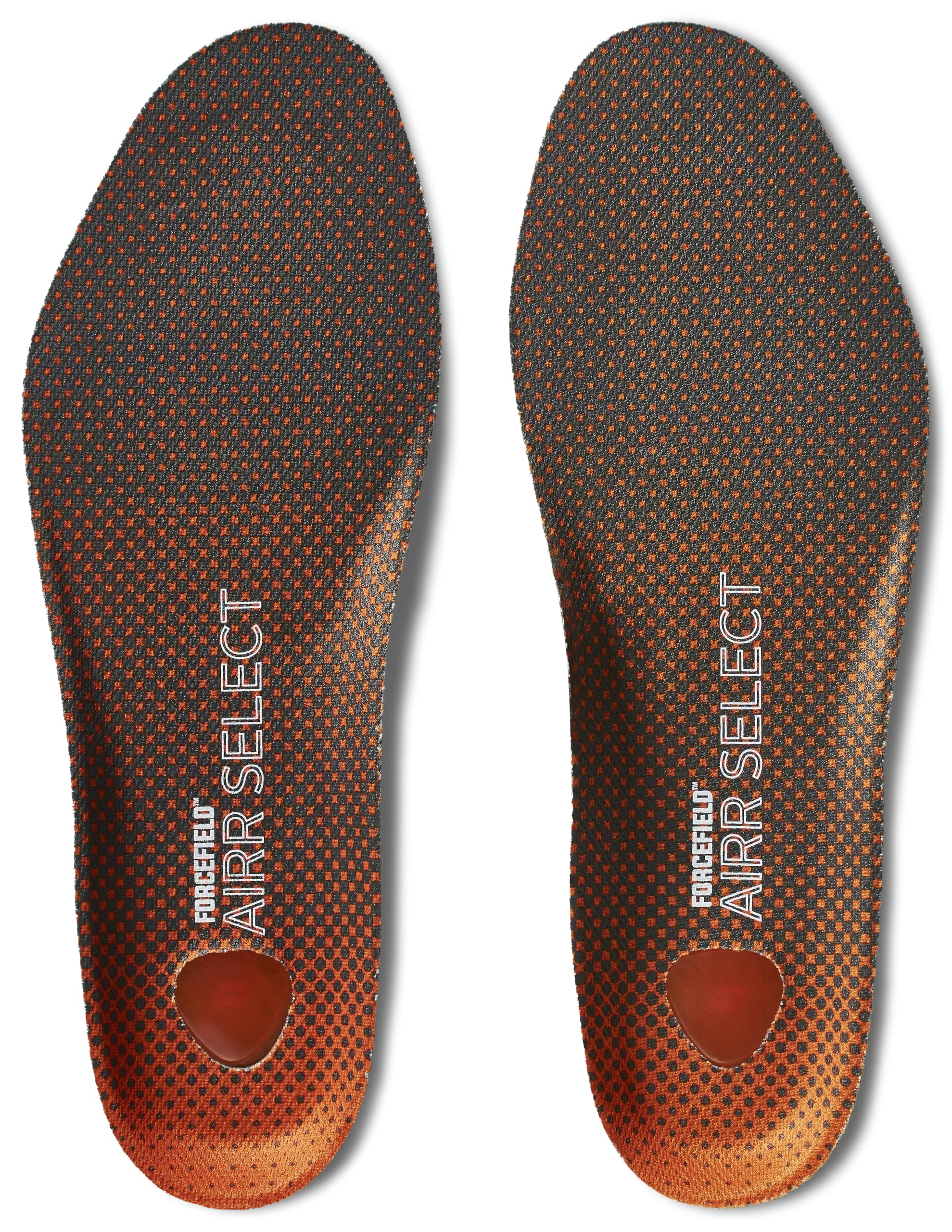 Forcefield Airr Select™ Insoles - Shock Absorbing Gel Cushion, Firm Arch Support, Heel Impact Protection, Comfort for Walking, Running & Everyday Use- UK Size 6-8