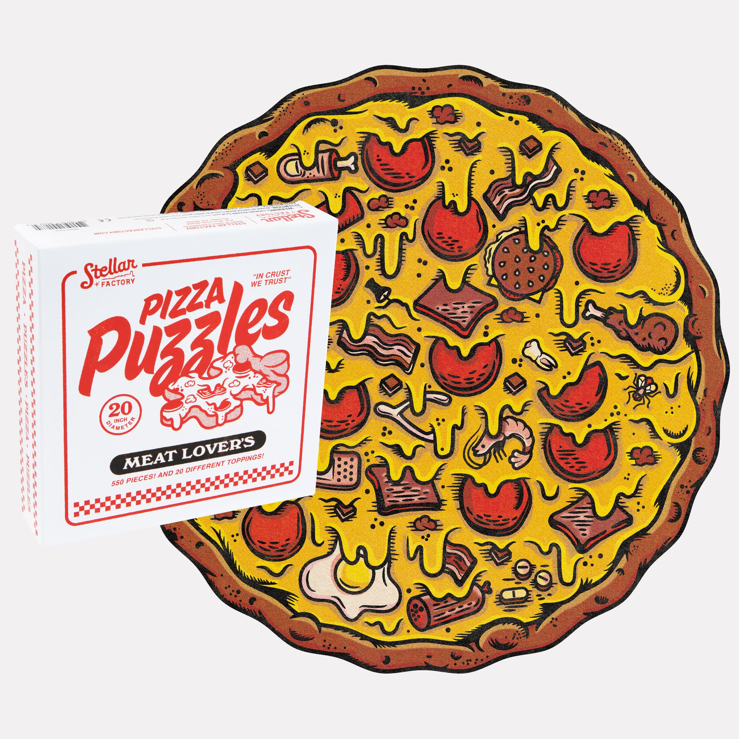 Amazon.com: Stellar Factory Pizza Puzzles: Meat Lover's - A