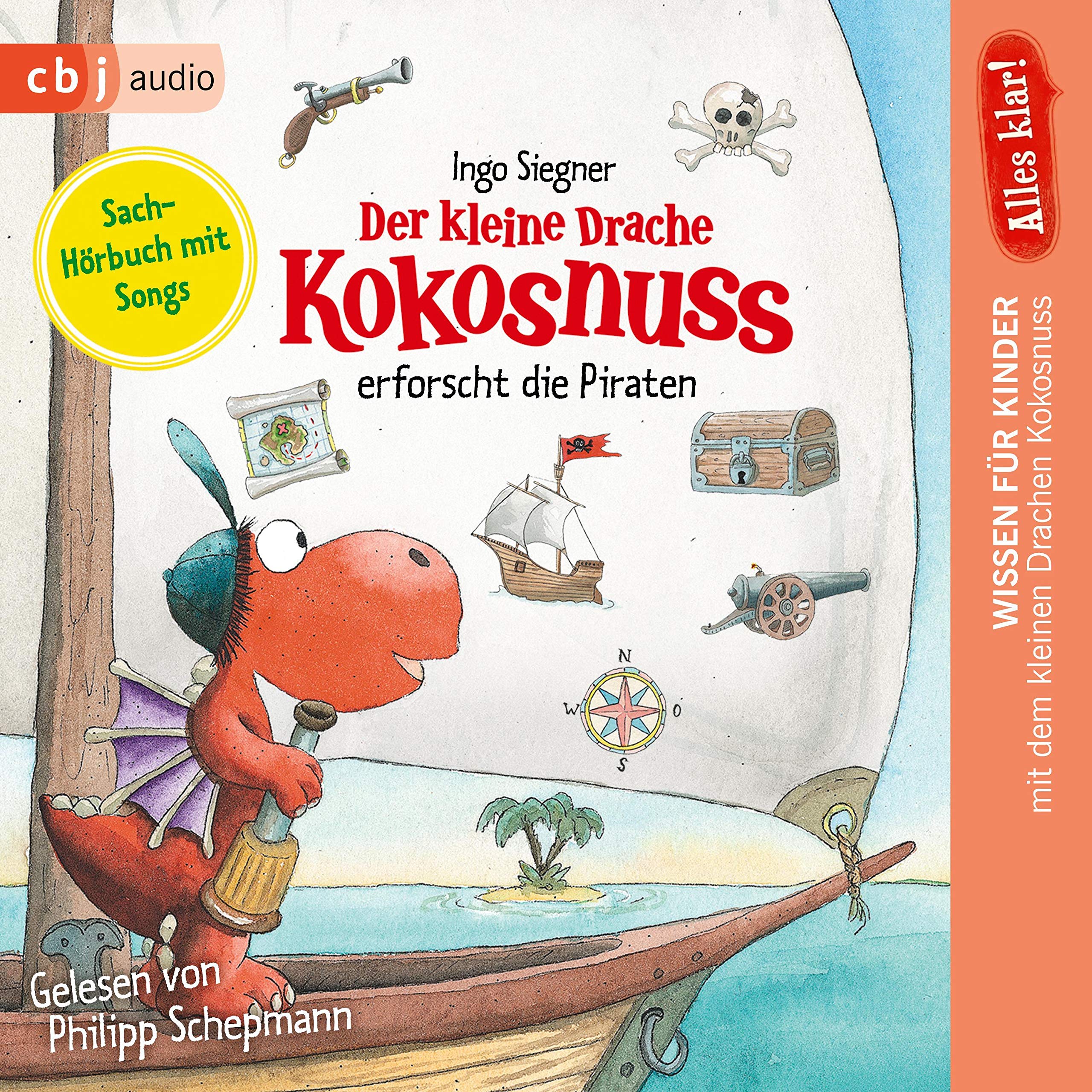 Cover art for Alles klar! Der kleine Drache Kokosnuss erforscht die Piraten