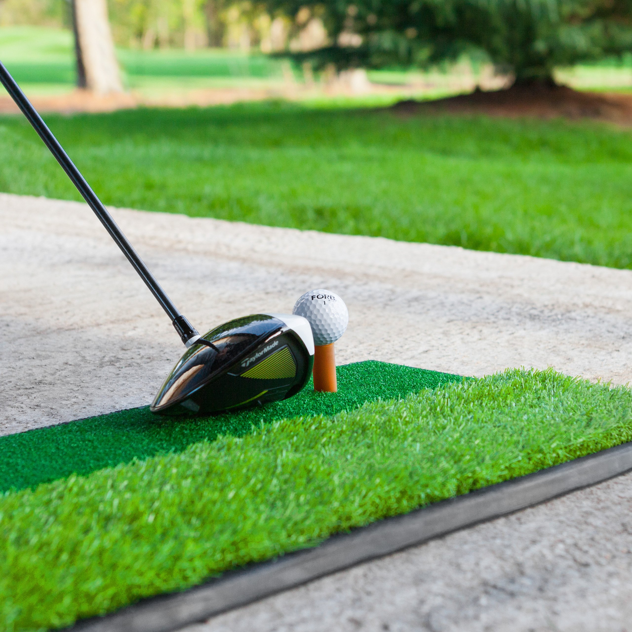 FORB Alfombra de Práctica Launch Pad para Entrenamientos de Golf – Tapete de Golf para Campos, Casa o Jardín (2 Opciones)