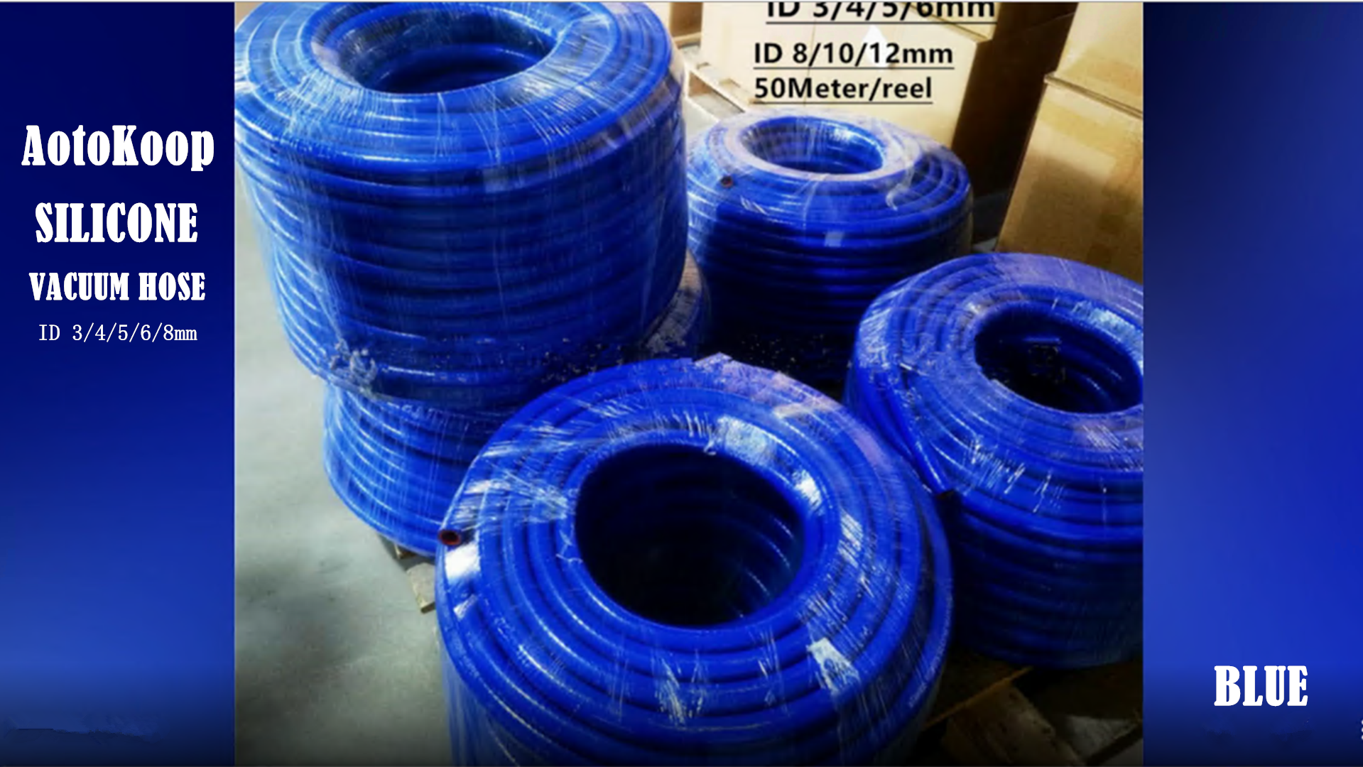 AotoKoop Black Silicone Vacuum Tubing Hose Line Kit For Automotive Engine Turbo, DIY Intake Or Radiator Hose High Performance 130 PSI Maximum Pressure (ID 1/8, 5/32, 5/16-Total Length 23FT/7M