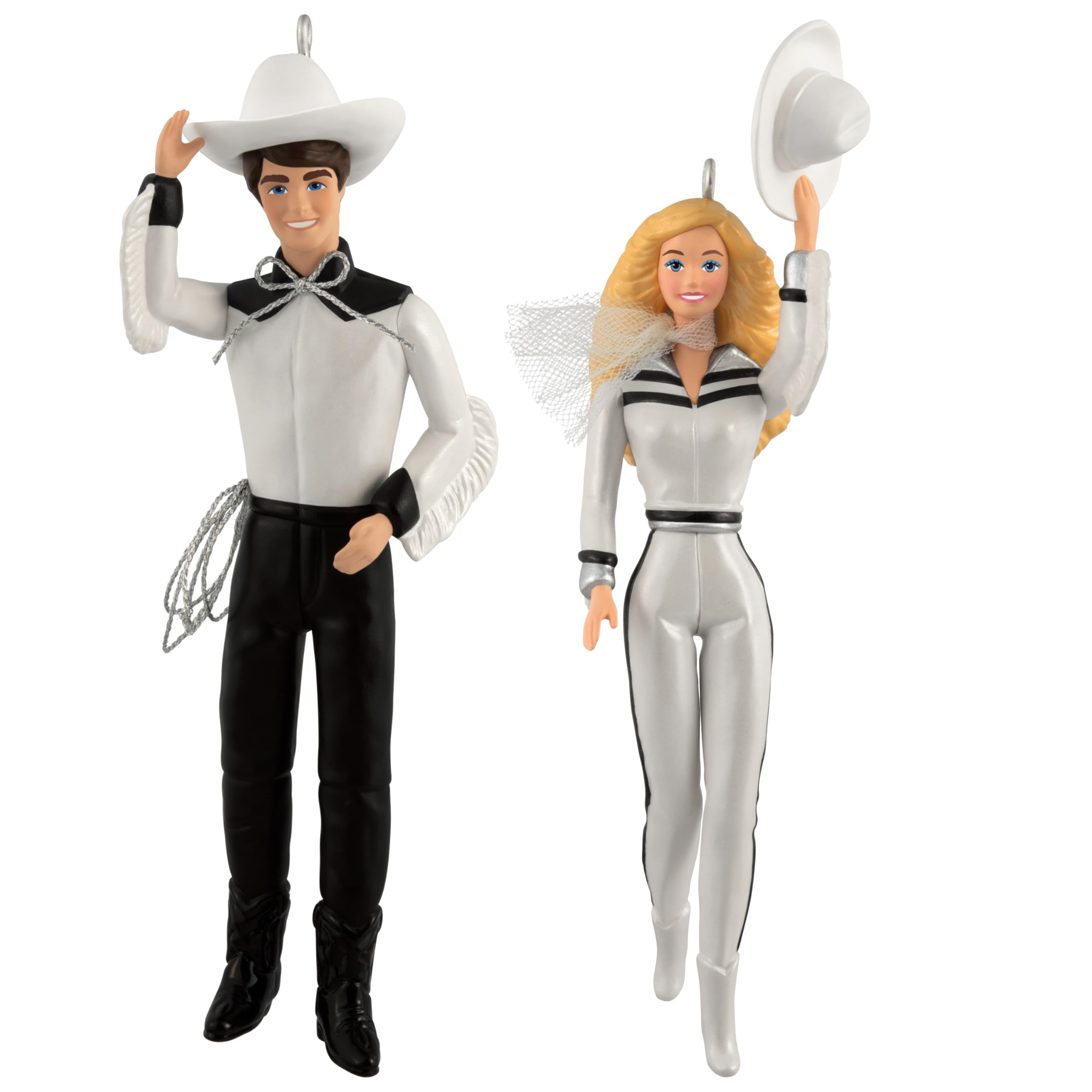 Hallmark Keepsake 2025, Barbie And Ken Western Stars Christmas Ornaments Set Of 2, Gifts For Barbie Fans
