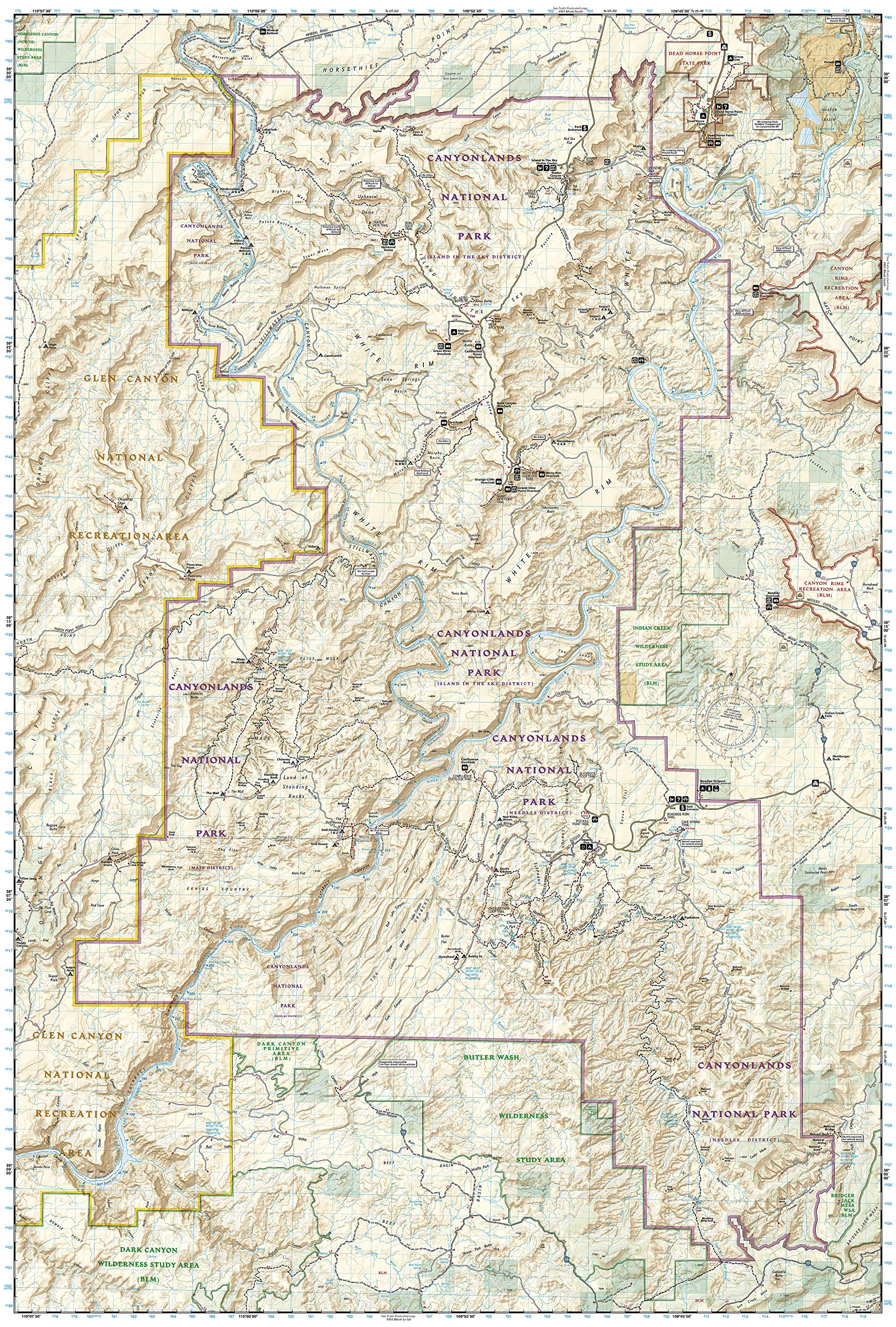 Utah National Parks (Map Pack): Trails Illustrated Maps (National Geographic Trails Illustrated Topographic Map)