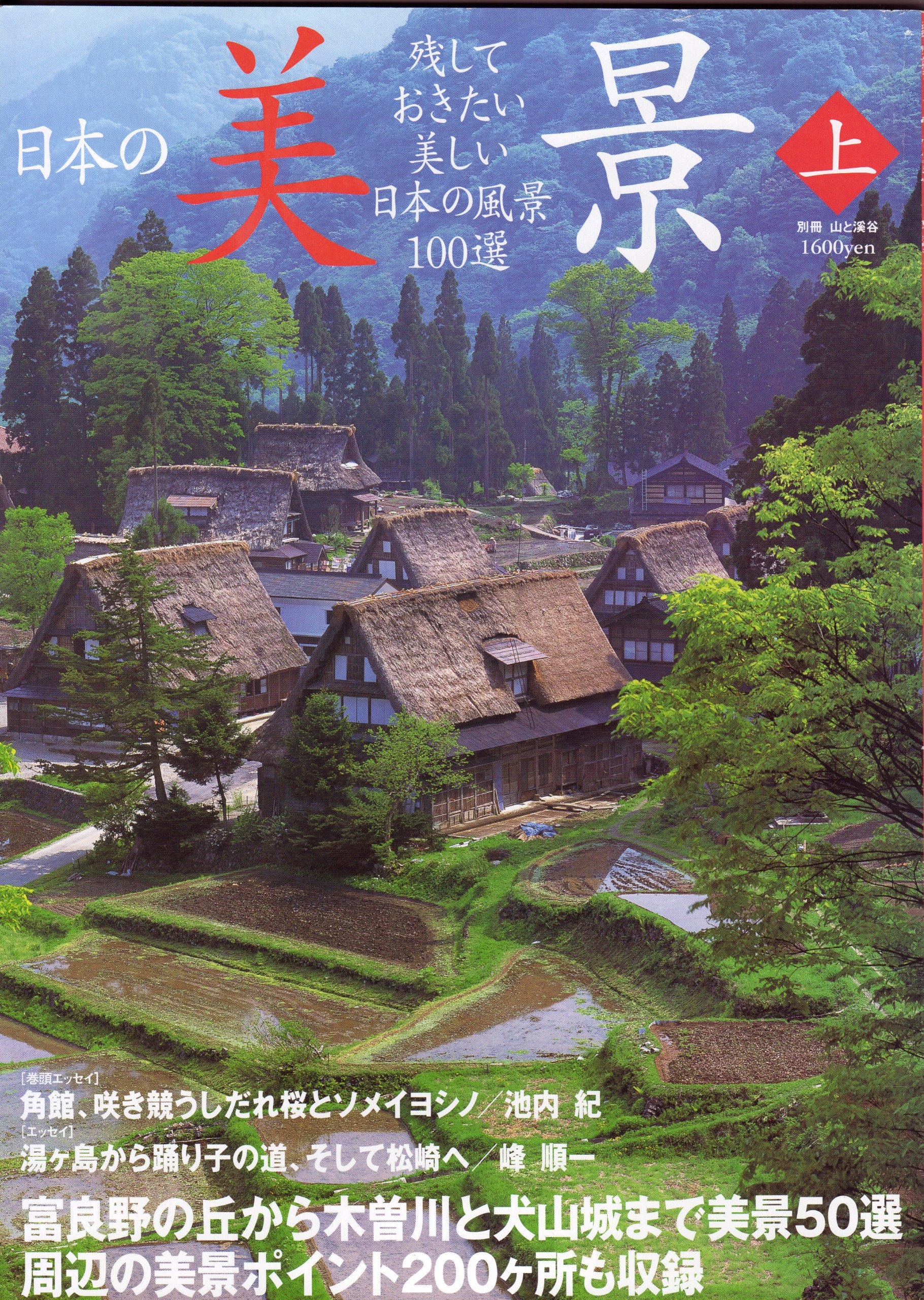 日本の美景 上: 残しておきたい美しい日本の風景100選 (別冊山と溪谷)