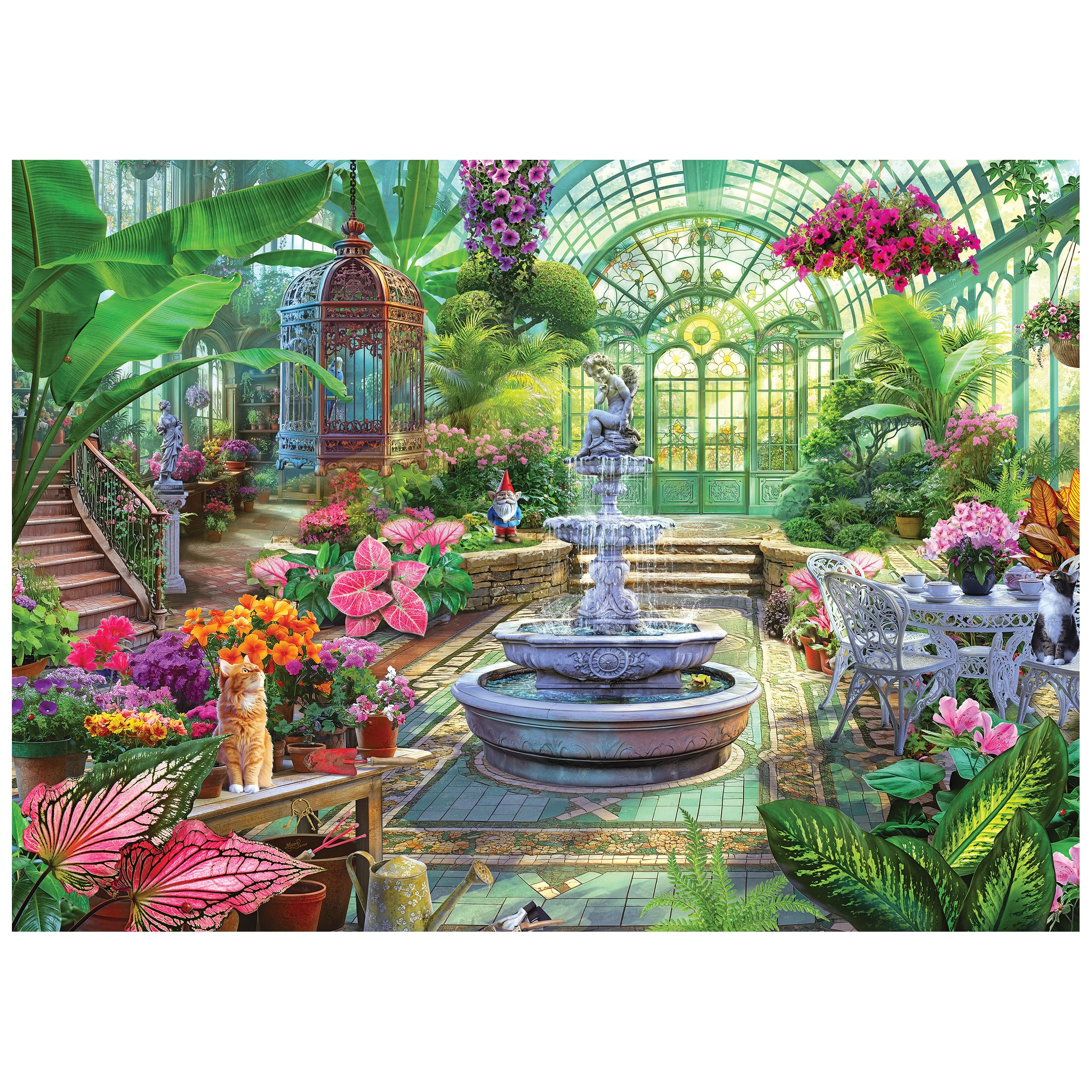 Amazon.com: RoseArt - Kodak Premium - Victorian Greenhouse- 1000