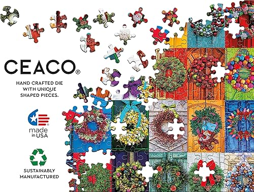 Miniatura 5 de Ceaco - Coronas navideñas - Rompecabezas de 2000 piezas