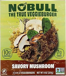 NOBULL BURGER Savory Mushroom Burger, 8 OZ