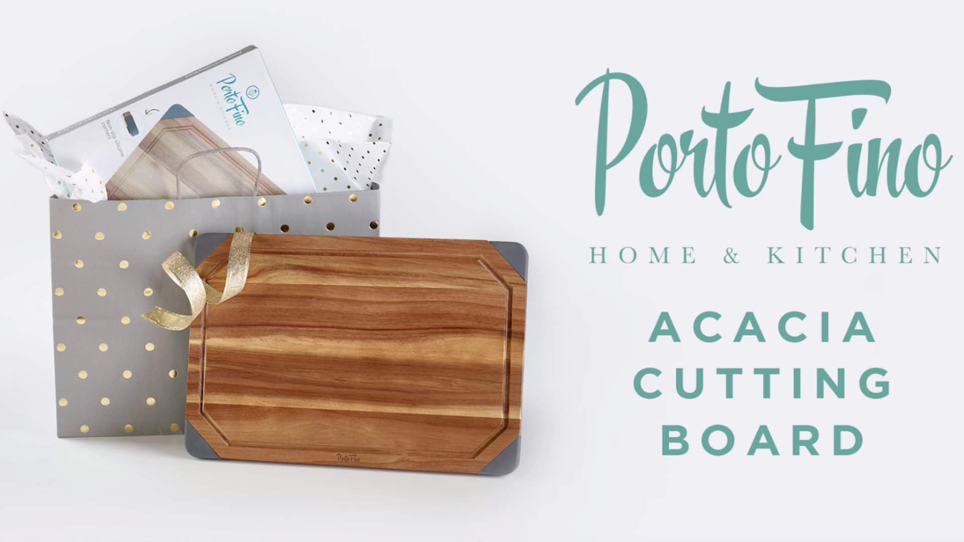 Tabla para cortar de madera Acacia 2 en 1 rectangular miniatura 7