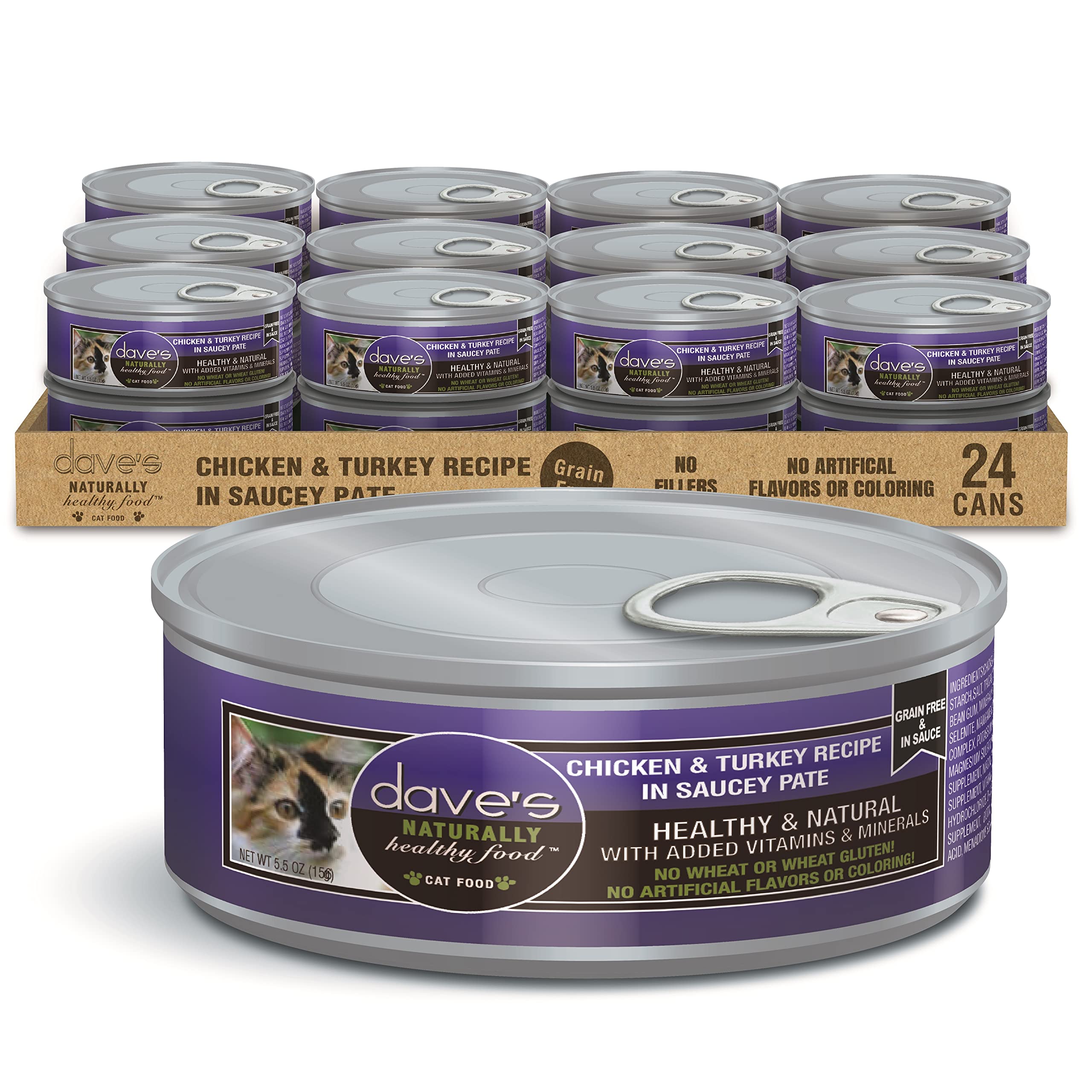 Daves Pet Foodgrain Free Wet Cat Food Chicken And Turkey