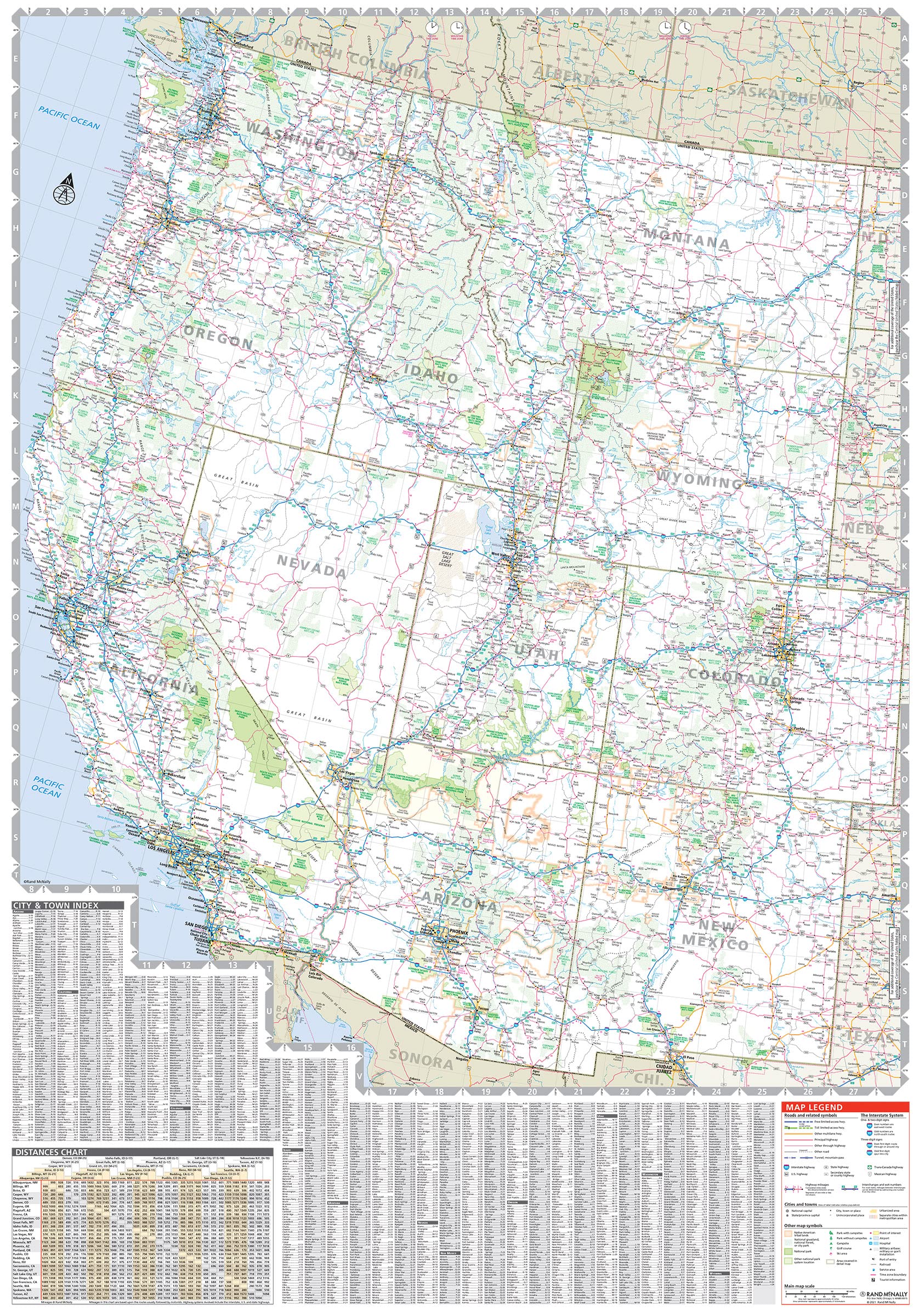 Rand McNally Folded Map: Western United States - Image 2