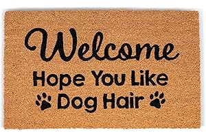 BIRDROCK HOME Hope You Like Dog Hair Doormat: A Dash of Humor for Your Outdoors