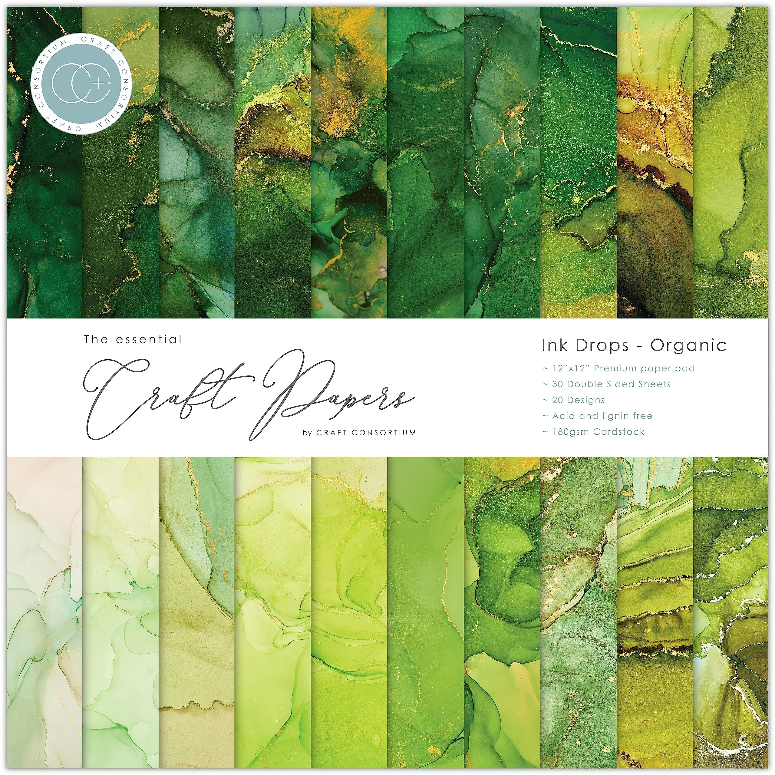 Craft Consortium Double-Sided Paper Pad 12