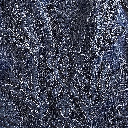 Miniatura 3 de Alex Evenings Vestido bordado de longitud media para mujer