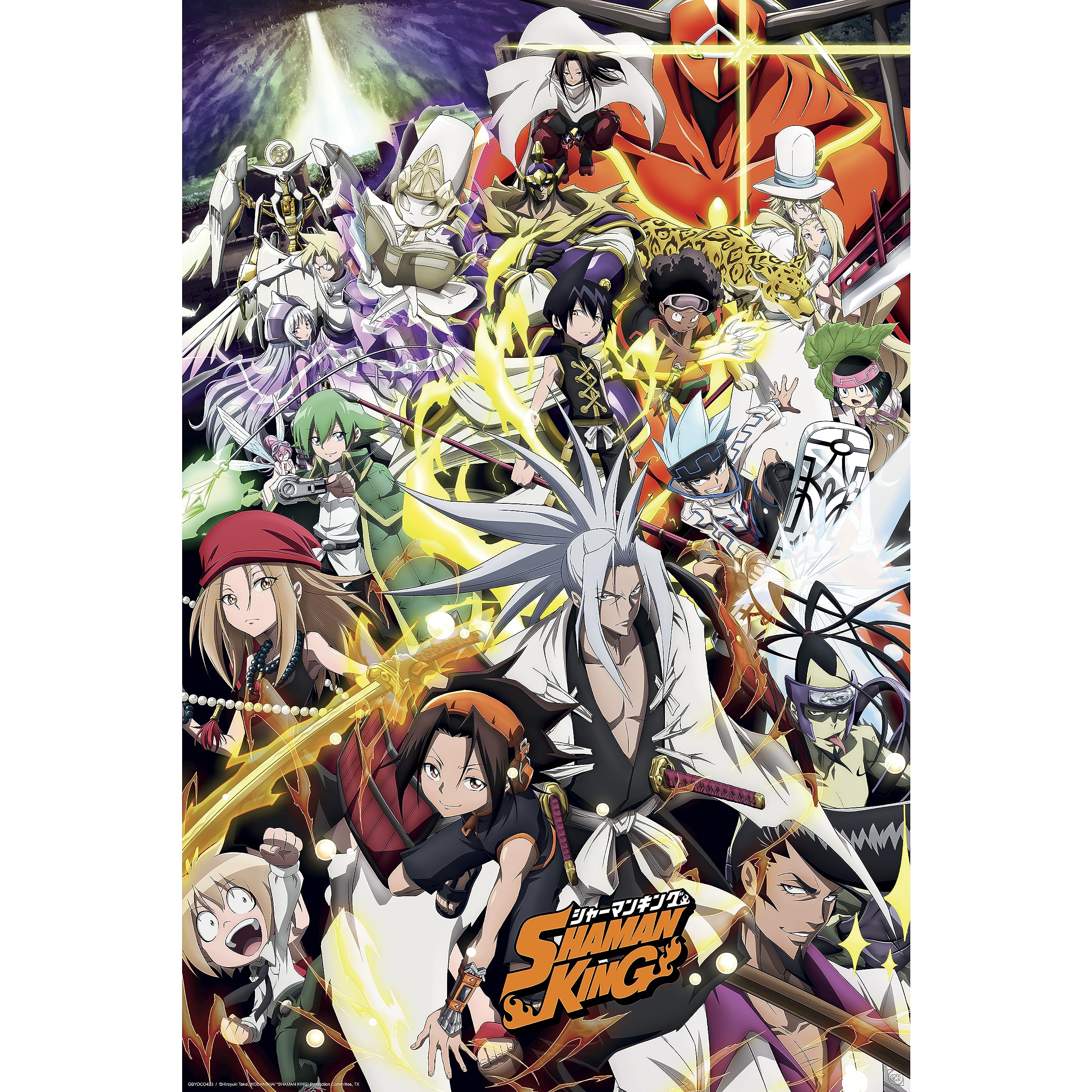 Amazon.com: GB eye Shaman King Key Art 61 x 91.5cm / 24.2 x 35.8