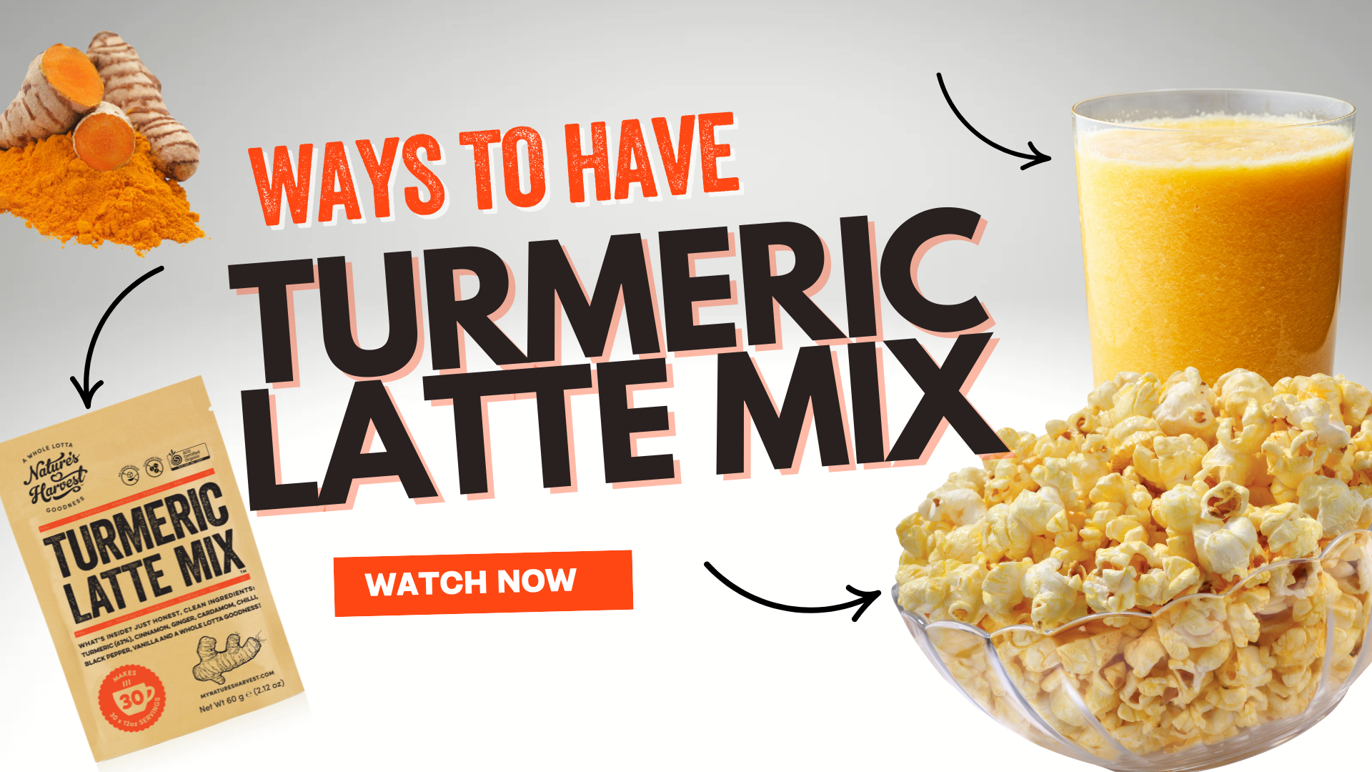 Amazon.com : Nature's Harvest - Turmeric Latte Mix, Add on Golden