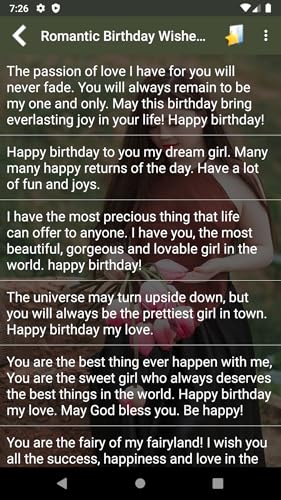 Love Messages for Girlfriend - Romantic Sms