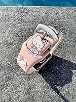 Vista 4 de Correa de silicona para Apple Watch de Hello Kitty para 38/40/1.614 in para Series 7/6/5/4/3/2/1/SE Variación E