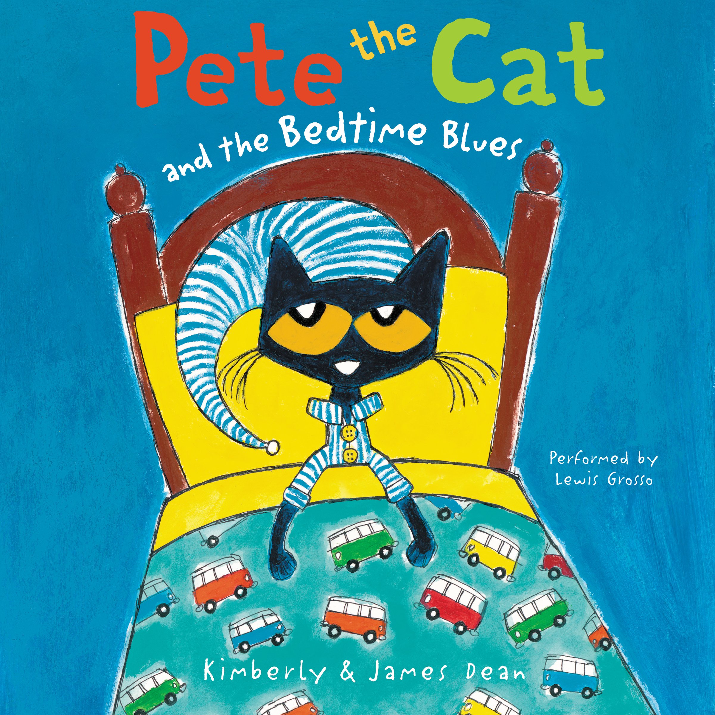 Cover art for Pete the Cat and the Bedtime Blues
