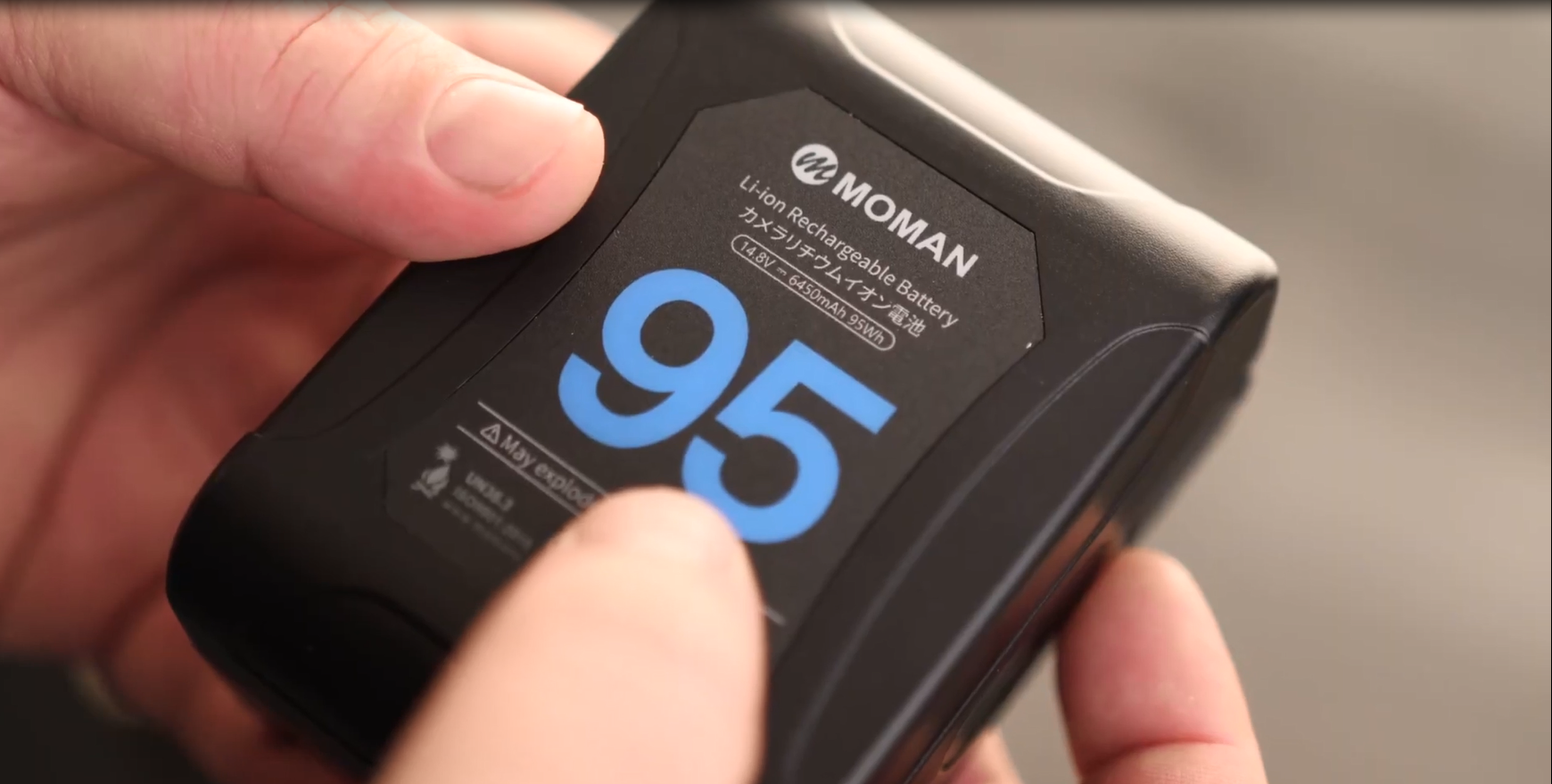 V Mount Battery, Moman Power 95 Mini V Lock Batterys 95Wh 6450mAh
