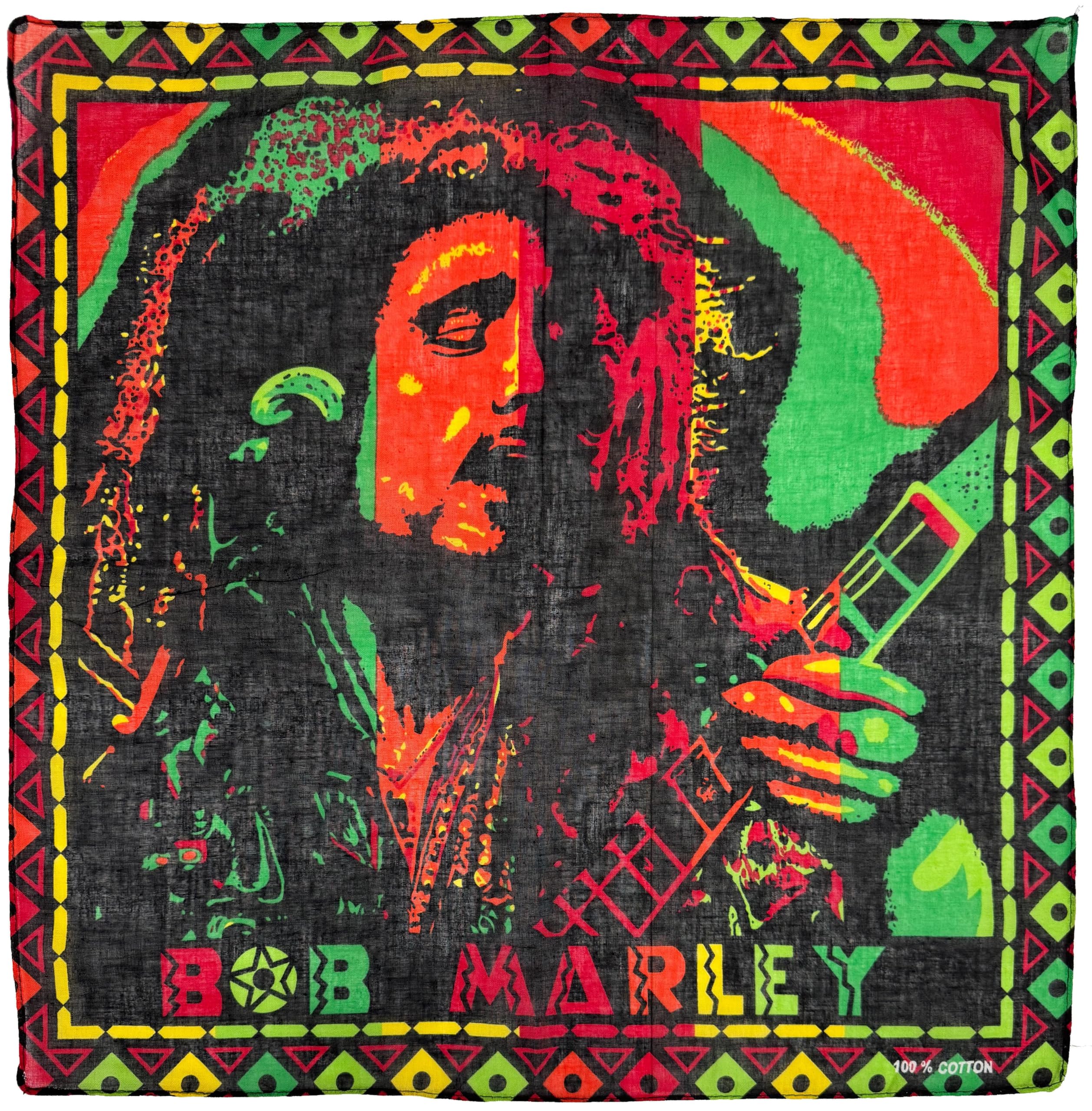 Zac's Alter Ego Multicoloured Rasta Bob Marley Bandana/Face Mask/Wrist Wrap/Neckerchief