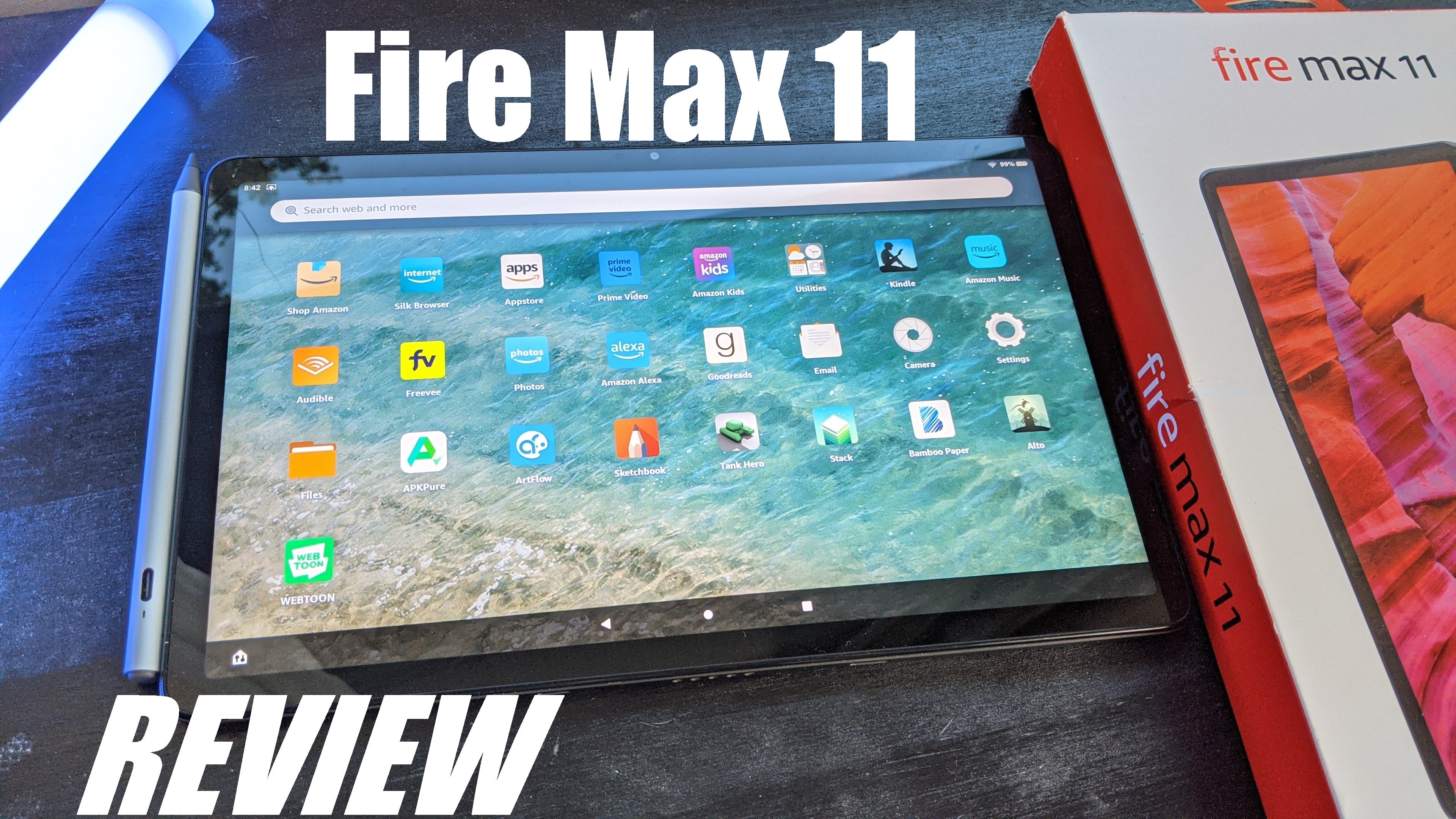 Watch Amazon Fire Max 11 Tablet Review Penoval USI Stylus Pen! on