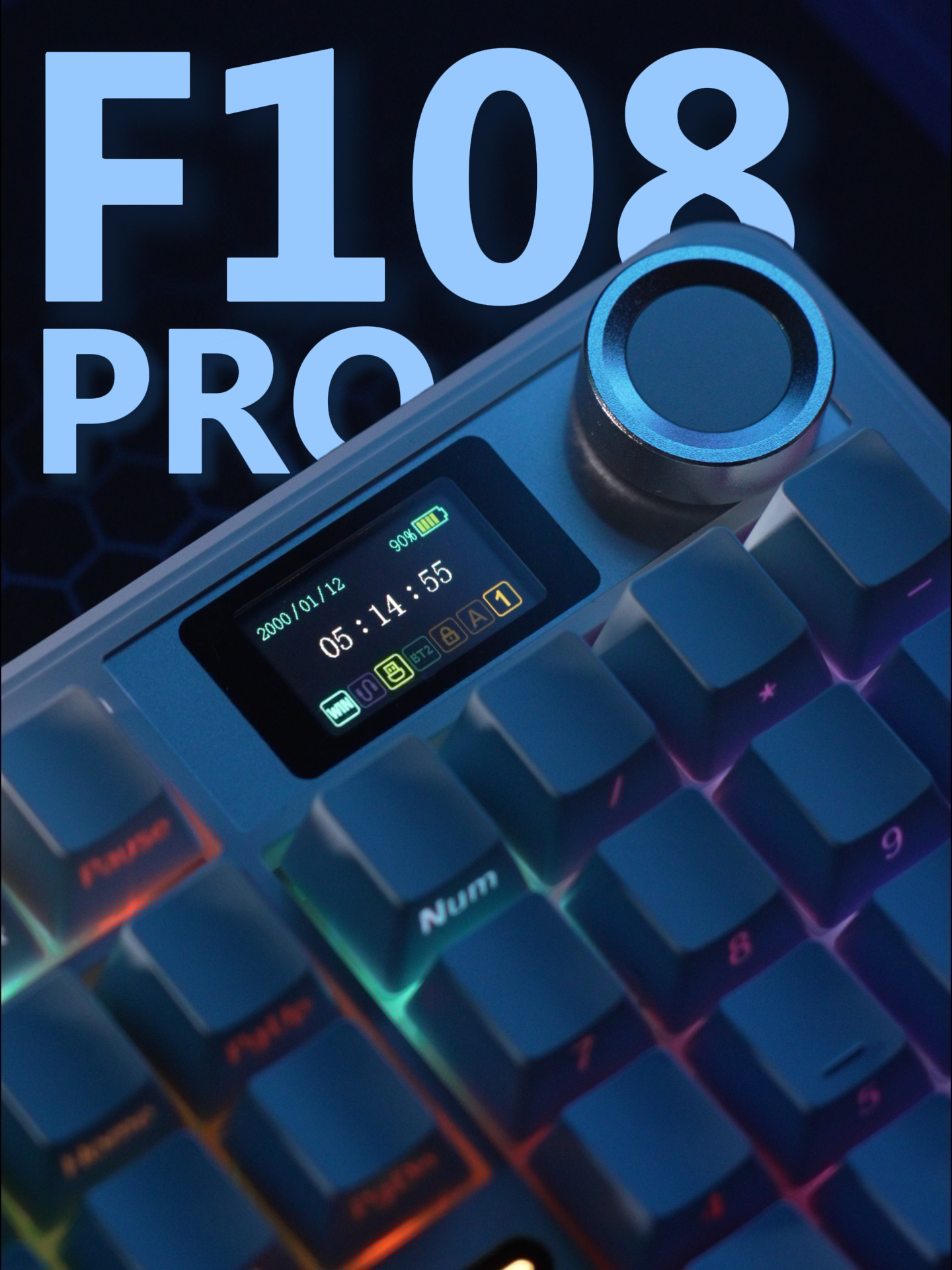 Amazon.com: AULA F108 PRO - Wireless Mechanical Keyboard