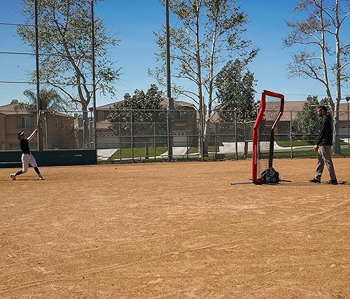 Miniatura 8 de PowerNet Protección de lanzamiento, pantalla Z  béisbol y sóftbol  Resistente y portátil  Perfecto para entrenadores  Soporta tiros duros