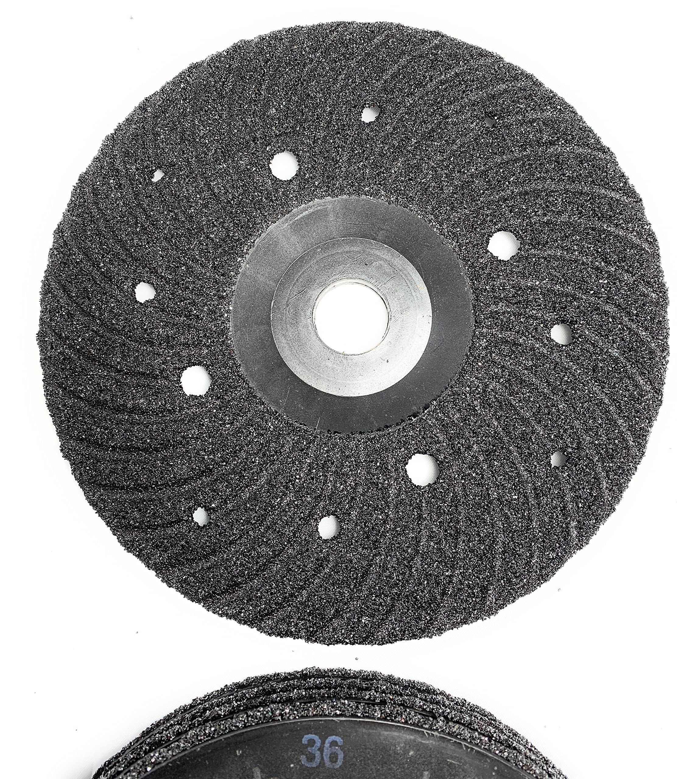SIGNI 5 Pack SiC Plastic Back Grinding Wheel for Granite/Marble/Concrete and Glasses (7 INCH, 36 GRIT)