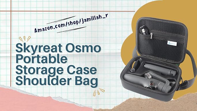 Amazon.com : Skyreat Osmo Mobile 6 Case,PU Leather Portable
