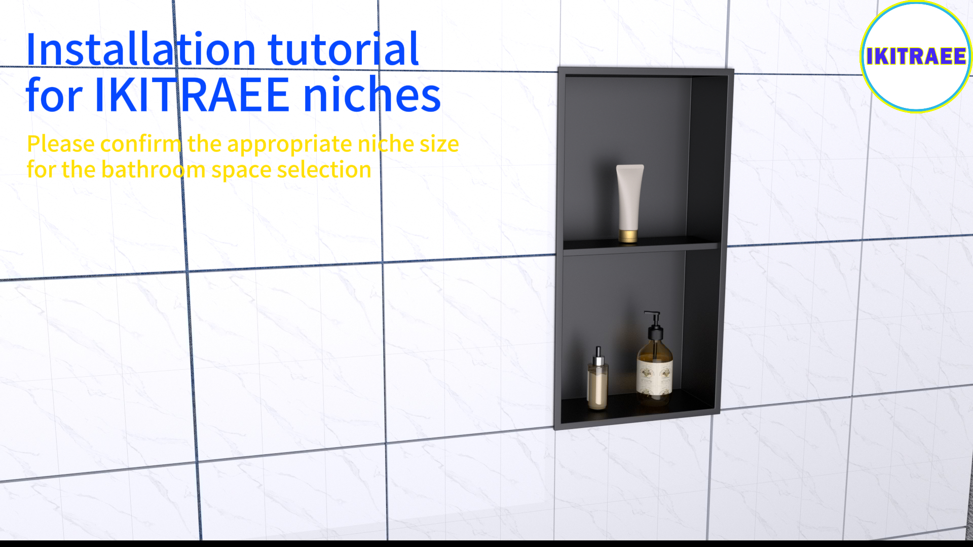 Amazon.com: IKITRAEE Recessed Wall Niche for Shower Room