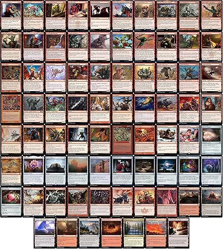 Baraja Goblin EDH - Hecho a medida - Elite - MTG - Comandante - 100 cartas