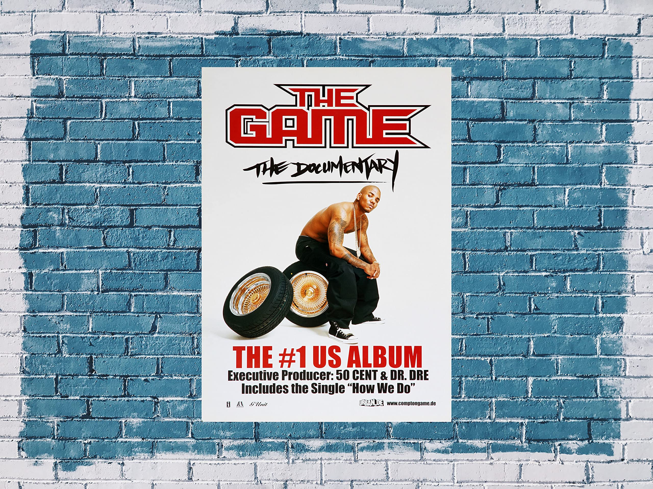 Premium Poster/Plakat | DIN A1 | Wanddeko | Live Konzert Veranstaltung » The Game - The Documentary - The #1 US Album - 50Cent & DR. DER, No Town 2005 «