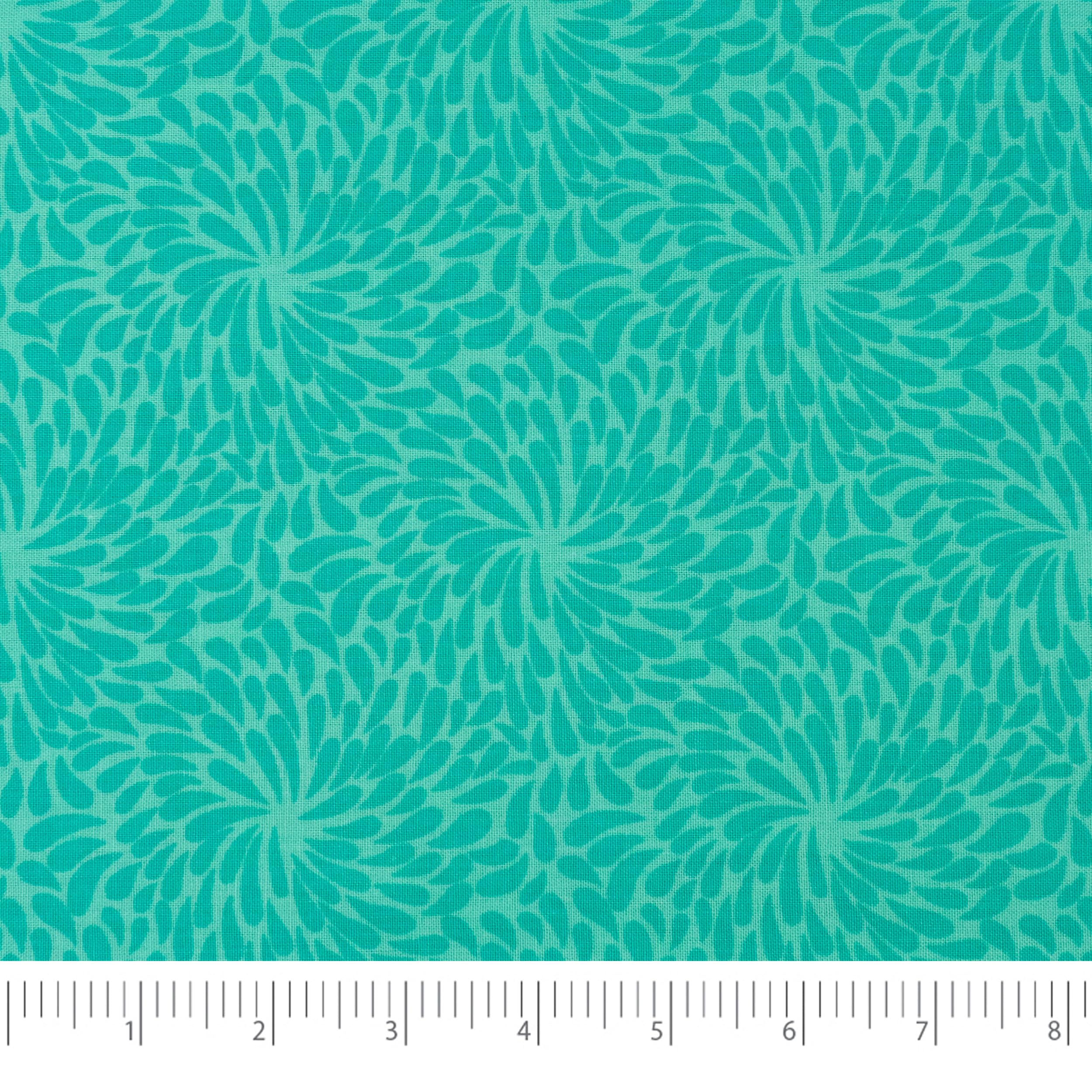 Stitch & Sparkle100% Cotton 44" Width Print Sewing & Crafting, Cut by Yard, Aqua Burst