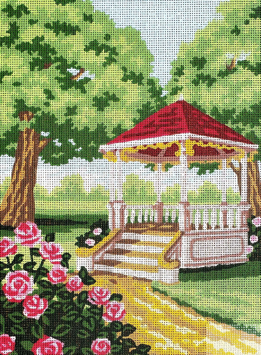 Needlepoint Painted Canvas Tapestry Gobelin - Landscape 16x20 40.140 L