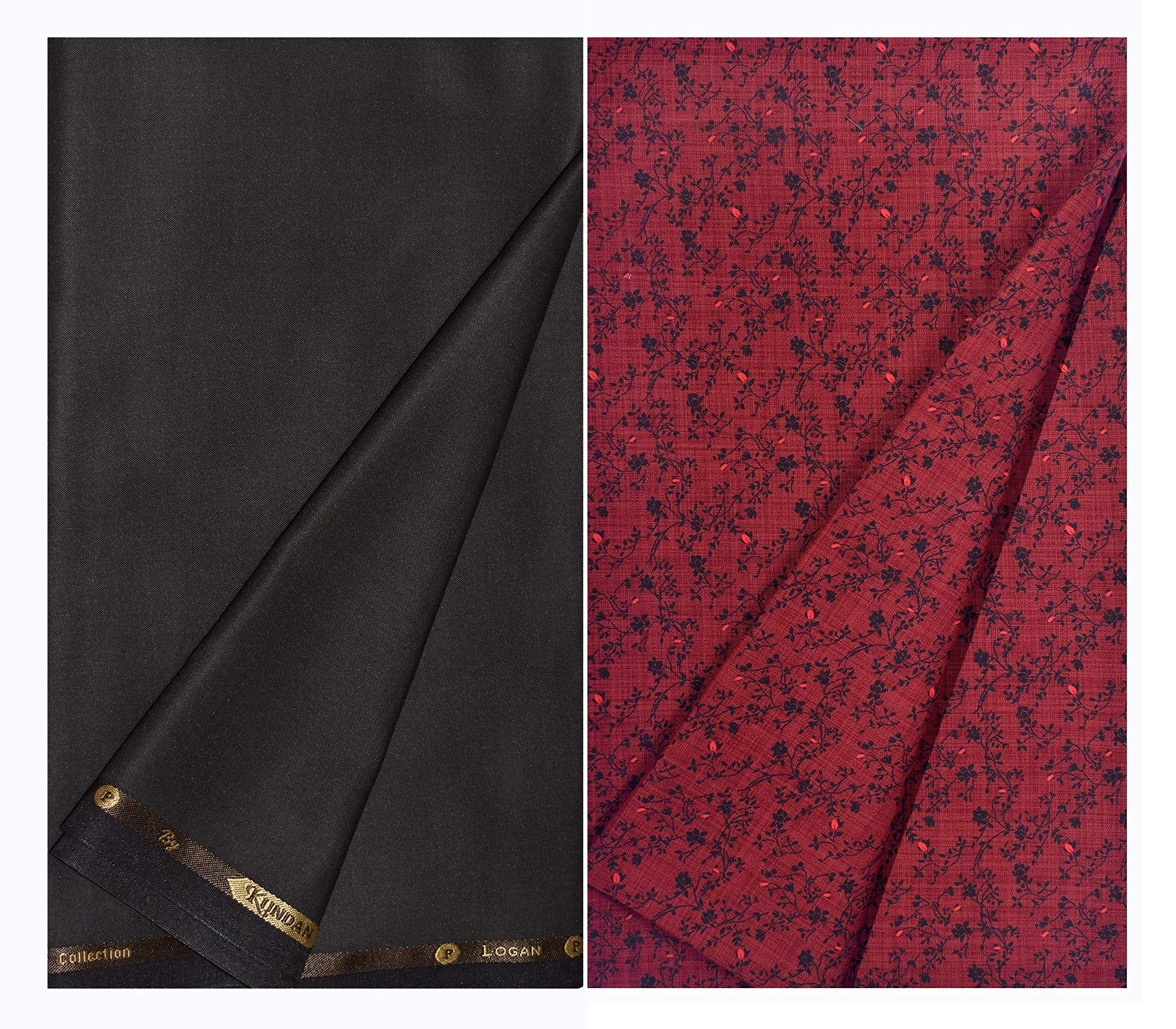Kundan Sulz Gwalior Men's Trouser & Shirt Fabric Combo Set (Free Size/Multi Color)-image-28