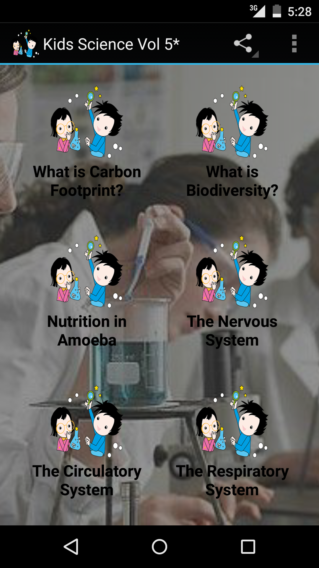 Science for kids vol 5 - App on Amazon Appstore