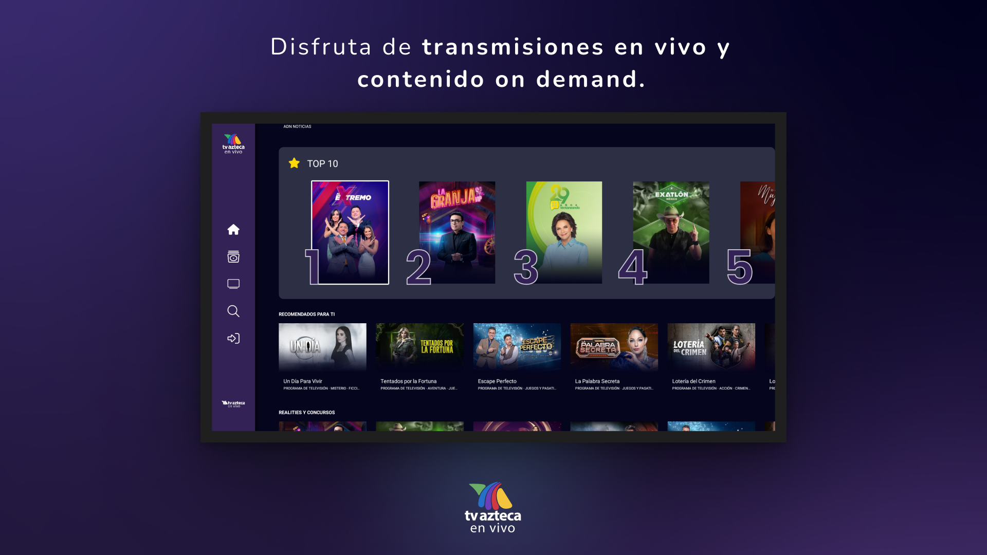 Guazon Azteca TV Azteca En Vivo - App on Amazon Appstore