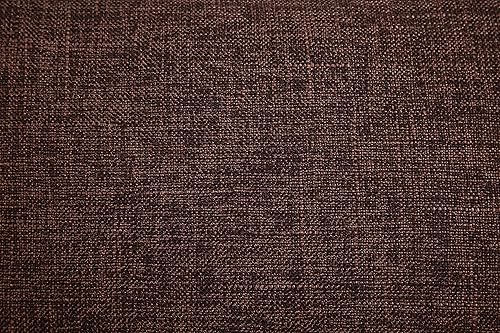 Miniatura 3 de TangDepot - Funda de cojín de lino con forro pesado, Chocolate, 12" x 12"