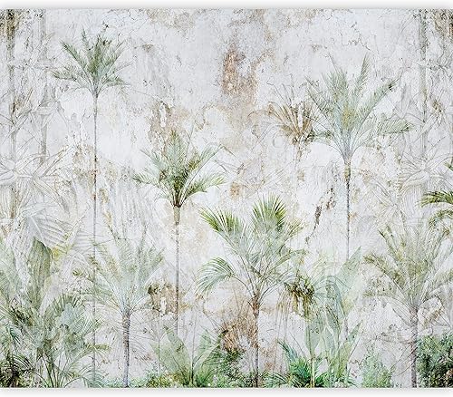 artgeist Mural de pared de palmeras de 154 x 110 pulgadas, papel tapiz autoadhesivo autoadhesivo para despegar y pegar, calcomanía grande extraíble,
