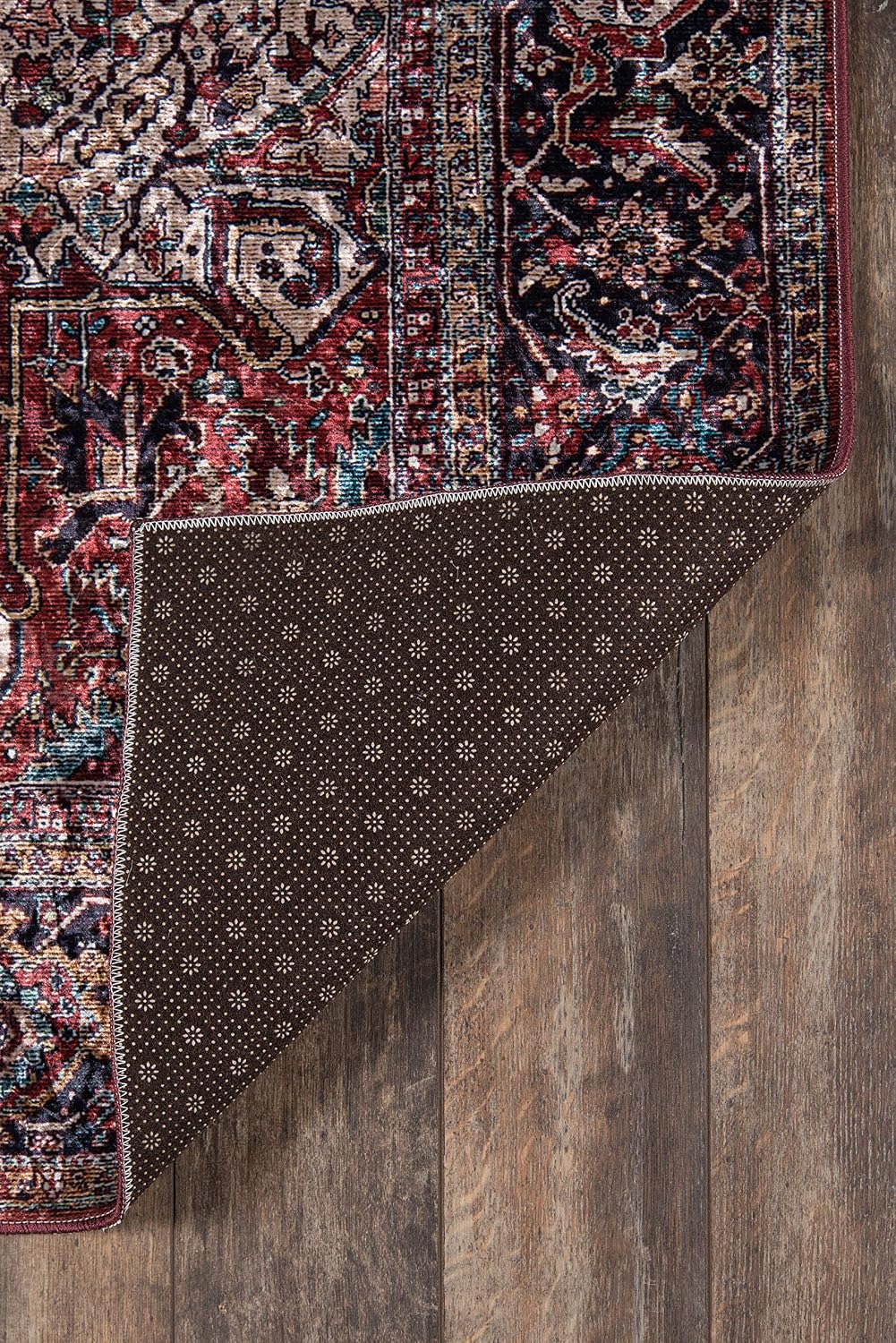 Momeni Karachi Area Rug, 5' X 8', Burgundy