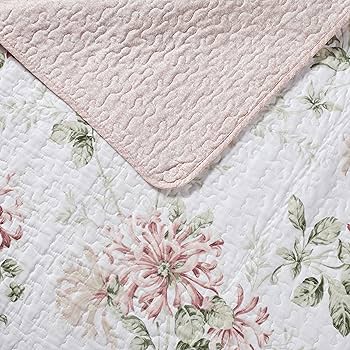 Amazon｜ローラアシュレイ リバーシブルキルトセット TWIN（日本