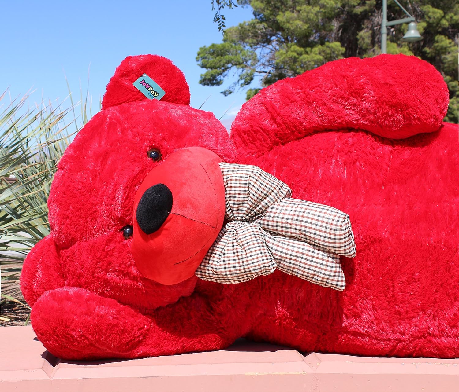 Frее Shірріng оƒƒеr Joyfay Enormous 91” (7 Foot 7 inch) Crimson RED Teddy Bear Fully Stuffed Plush Toy