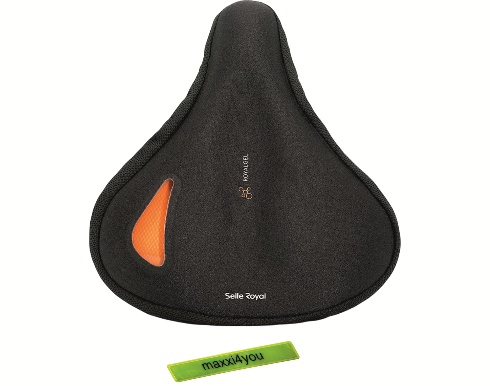 Selle Royal Royalgel Satteldecke Extra Comfort Gel Seat Größe L inkl. maxxi4you Reflexband