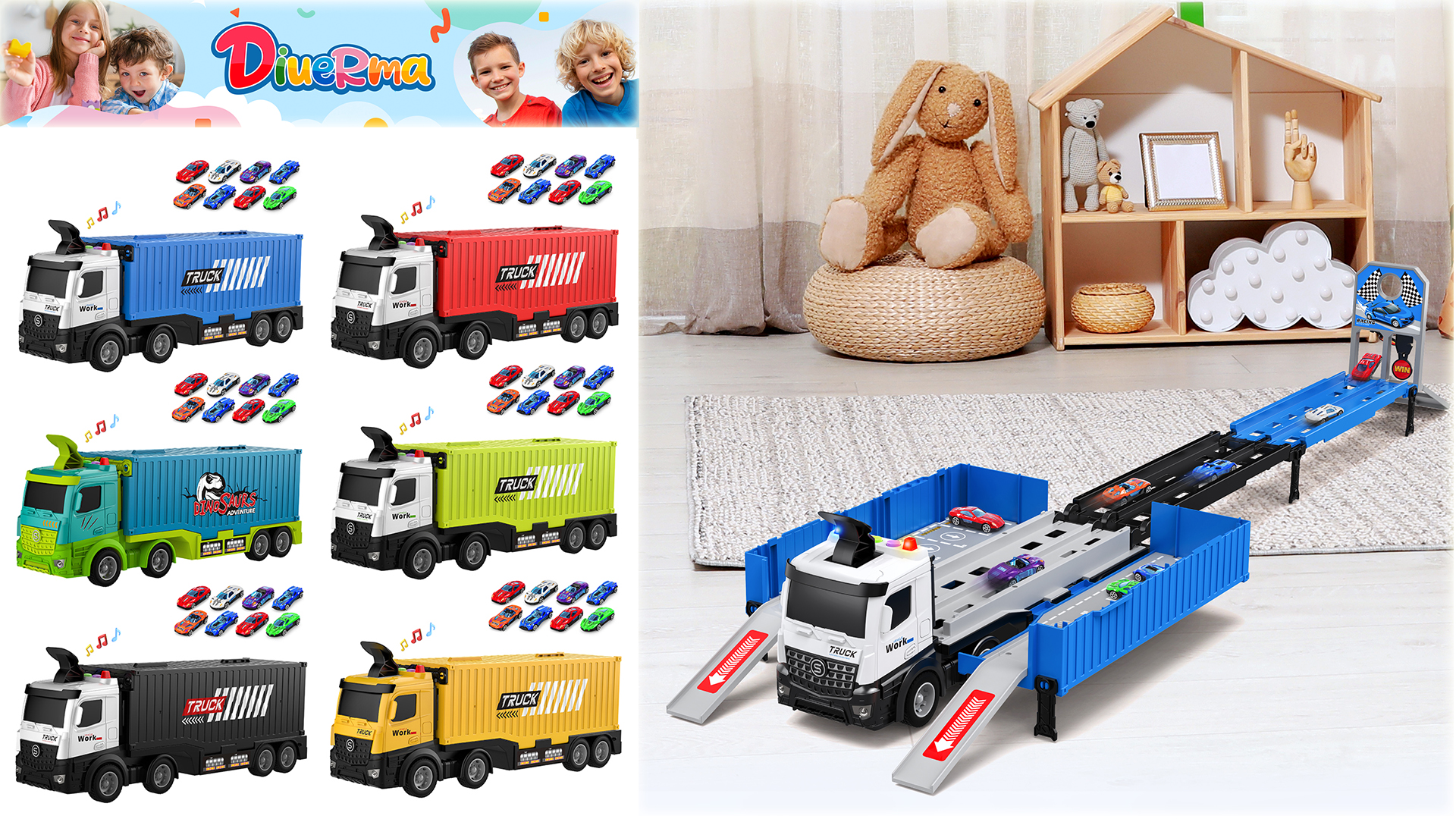 ロードトリップ　ラモーン トレーラー　trailer カーズ ミニカー ロードトリップ ラモーン トレーラー trailer カーズ ミニカー